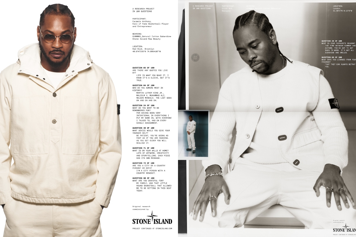 Clint419 and Carmelo Anthony Headline Latest Stone Island Campaign