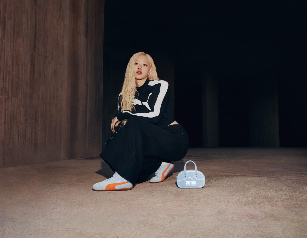 Blackpink's Rosé and Puma Join forces on new Speedcat campaign.