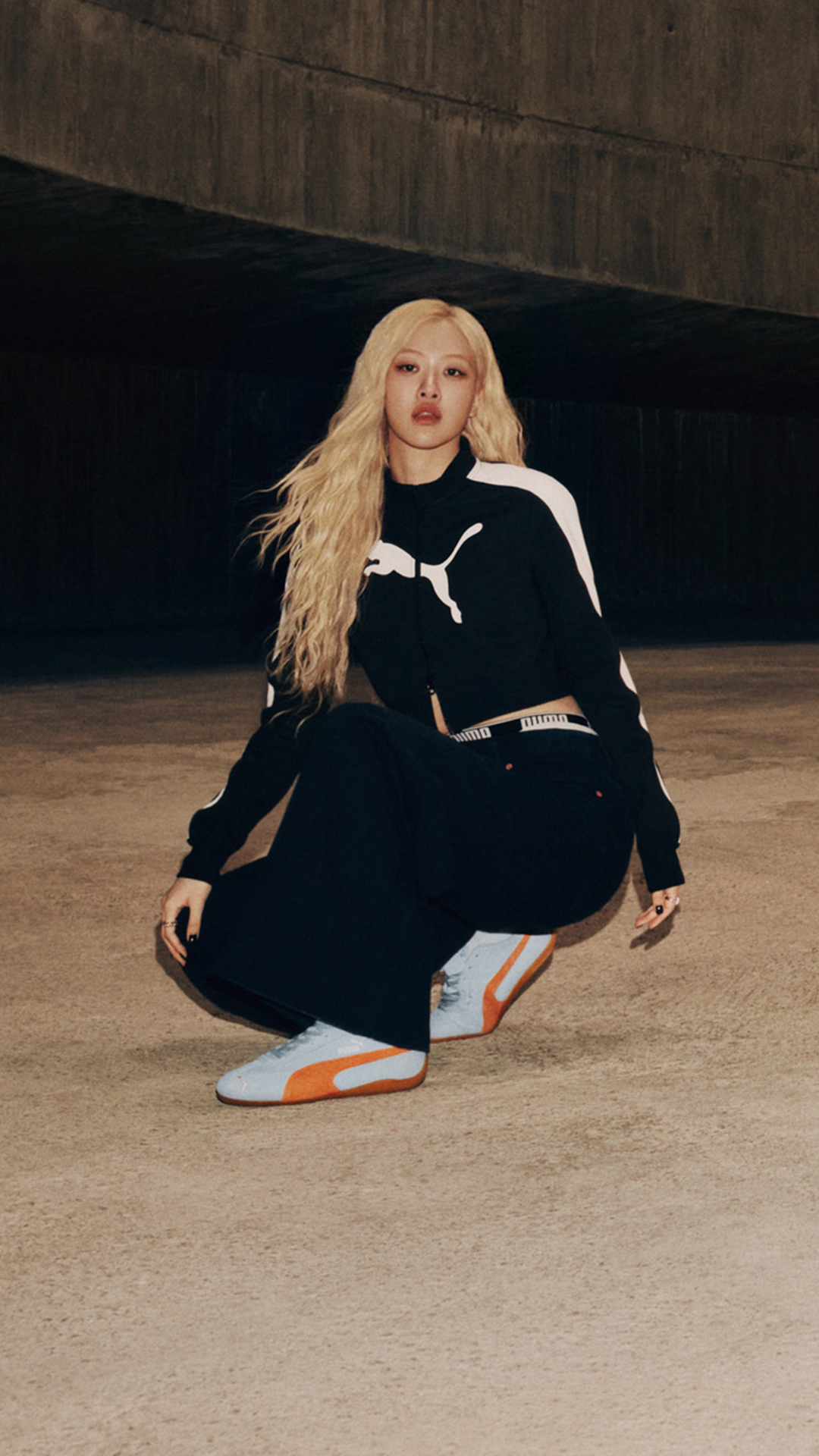 Blackpink's Rosé and Puma Join forces on new Speedcat campaign.