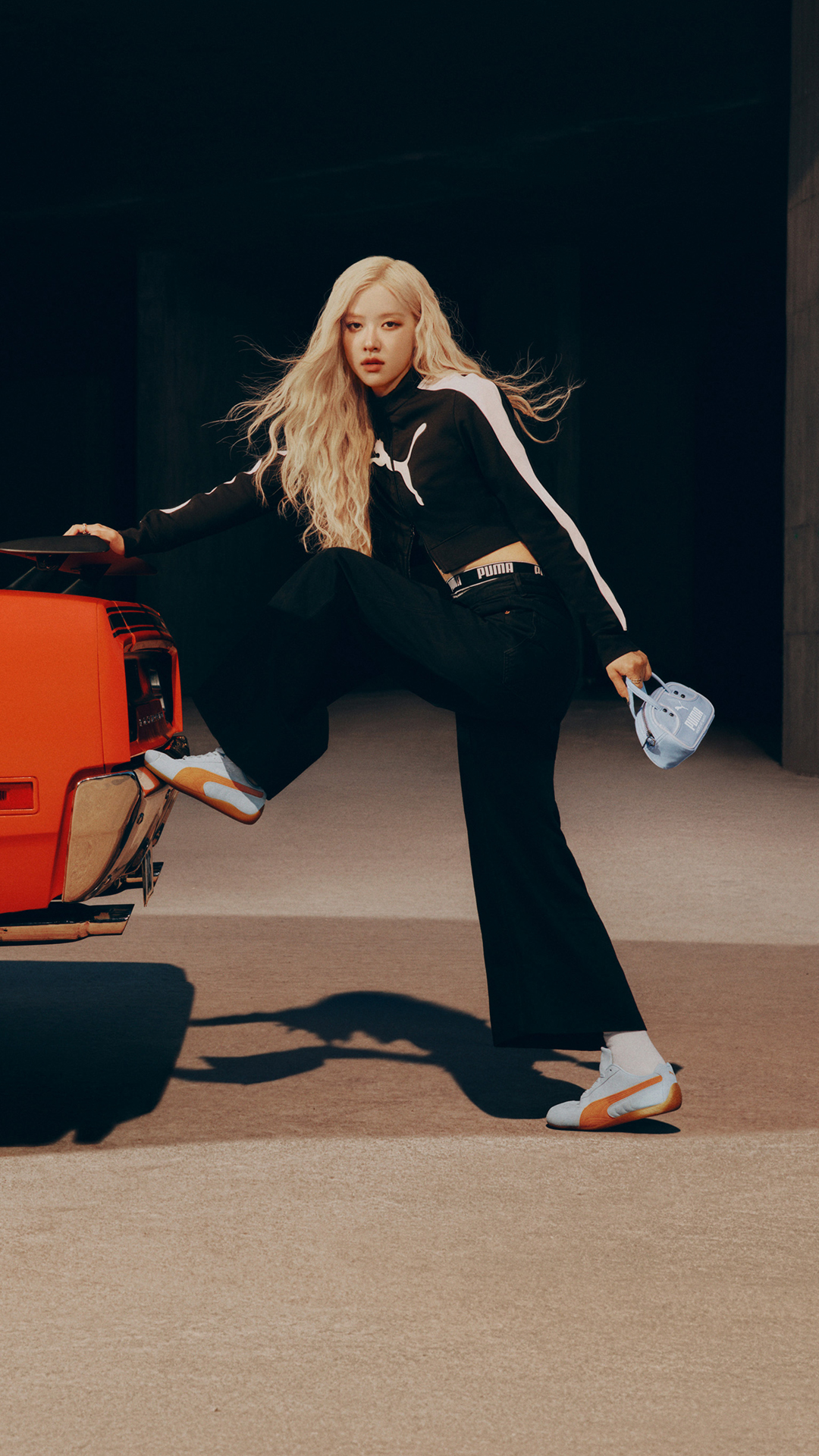 Blackpink's Rosé and Puma Join forces on new Speedcat campaign.
