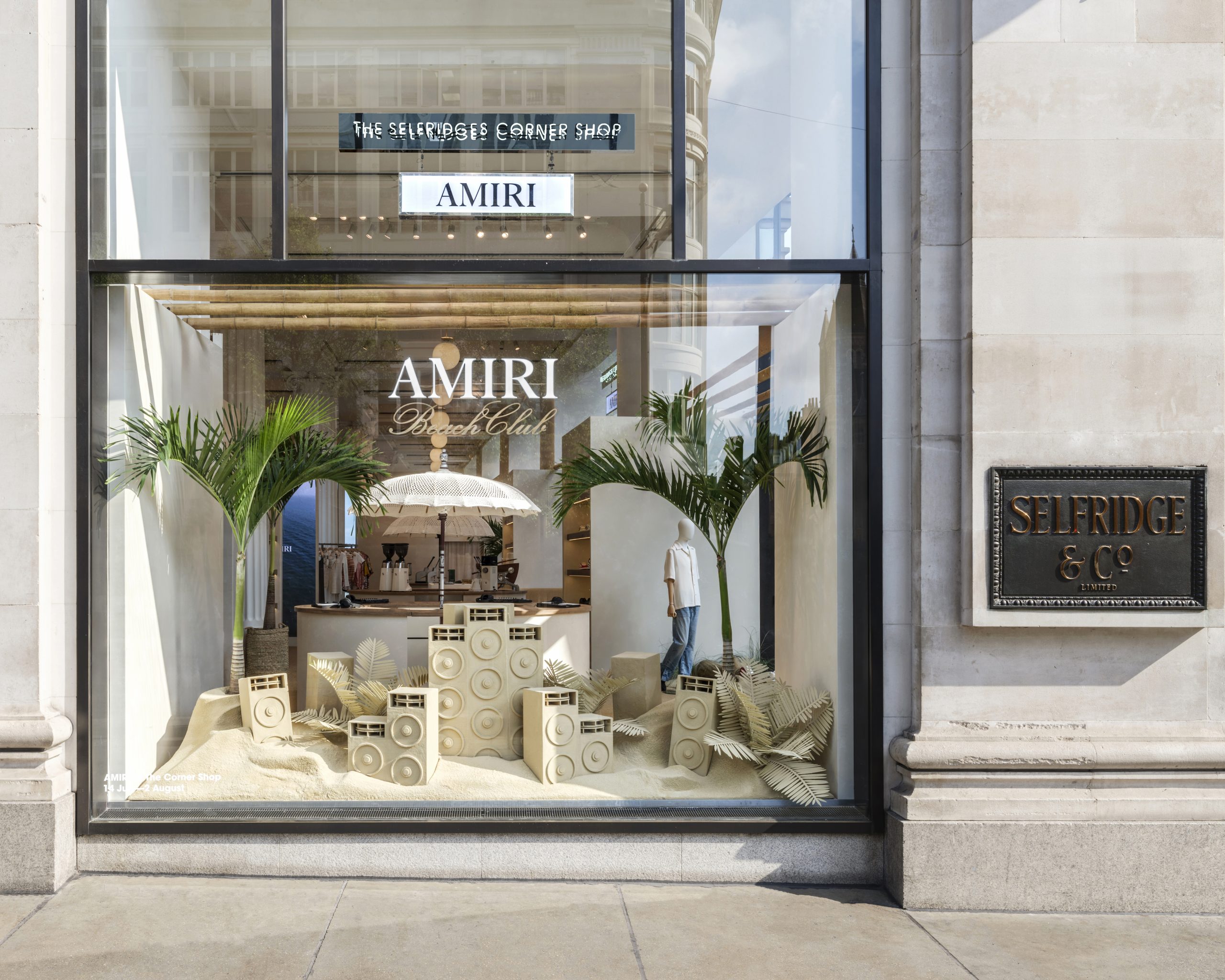 AMIRI and Selfridges team up on "Summer of Sound" event.