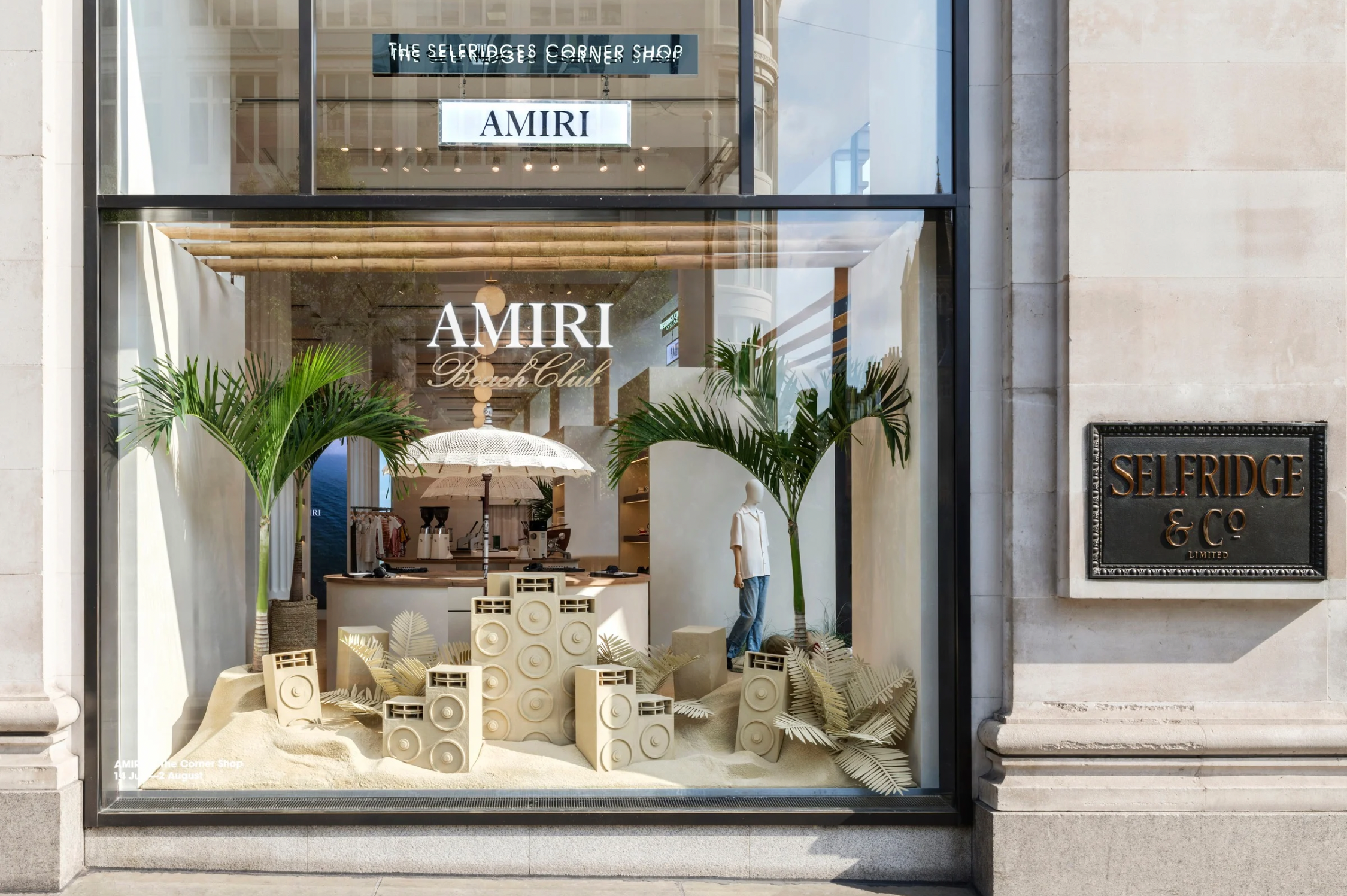 AMIRI Hits a High Note with Selfridges on “Summer of Sound x AMIRI Beach Club” Collaboration