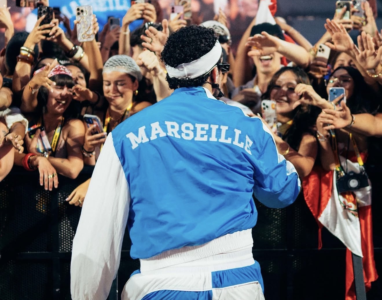 SPOTTED: Bad Bunny Wears Custom Jacquemus on Tour