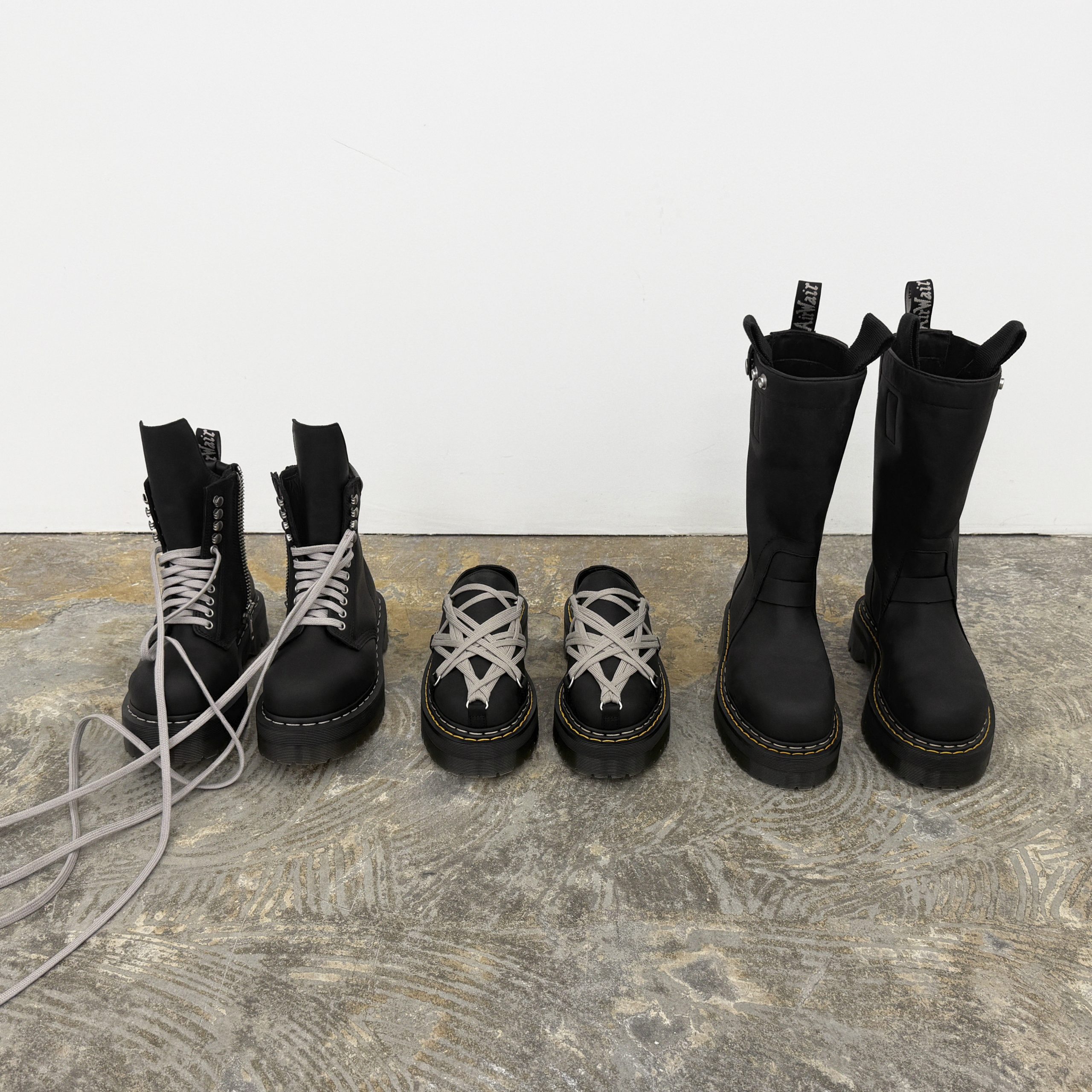 Dr. Martens x Rick Owens Introduces Three New FW26 Styles