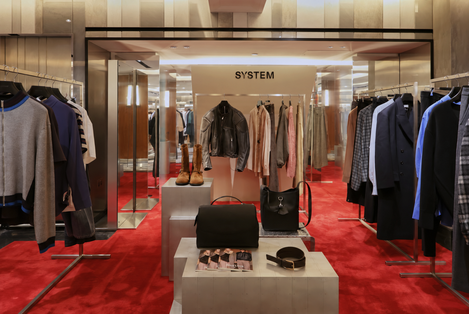 SYSTEM Lands at Harrods With a New Menswear Pop-Up