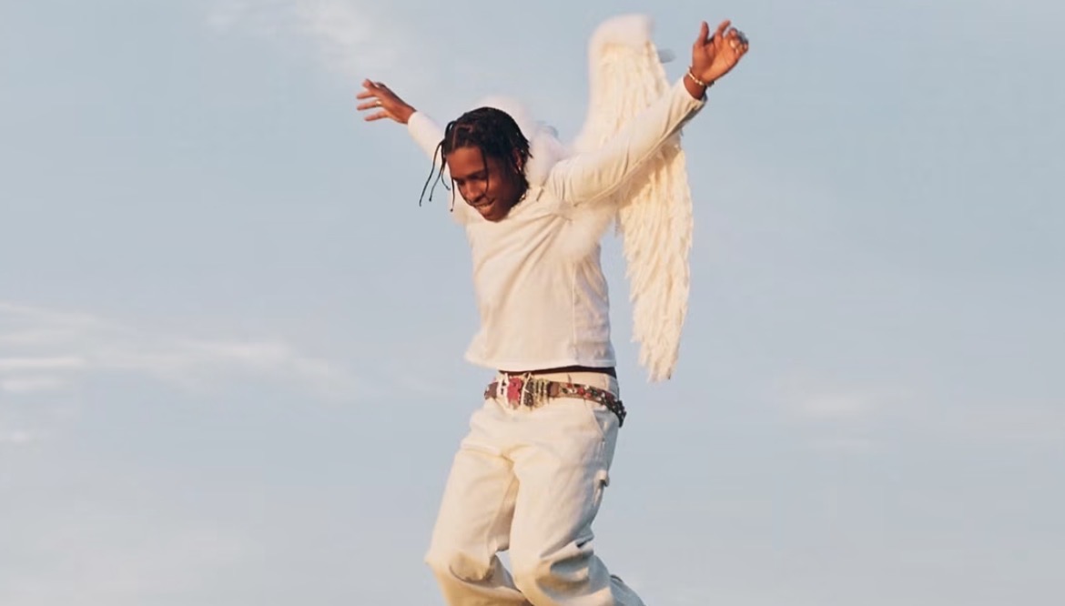 A$AP Rocky Goes Full Angel in ERL for “Shroom Clouds”
