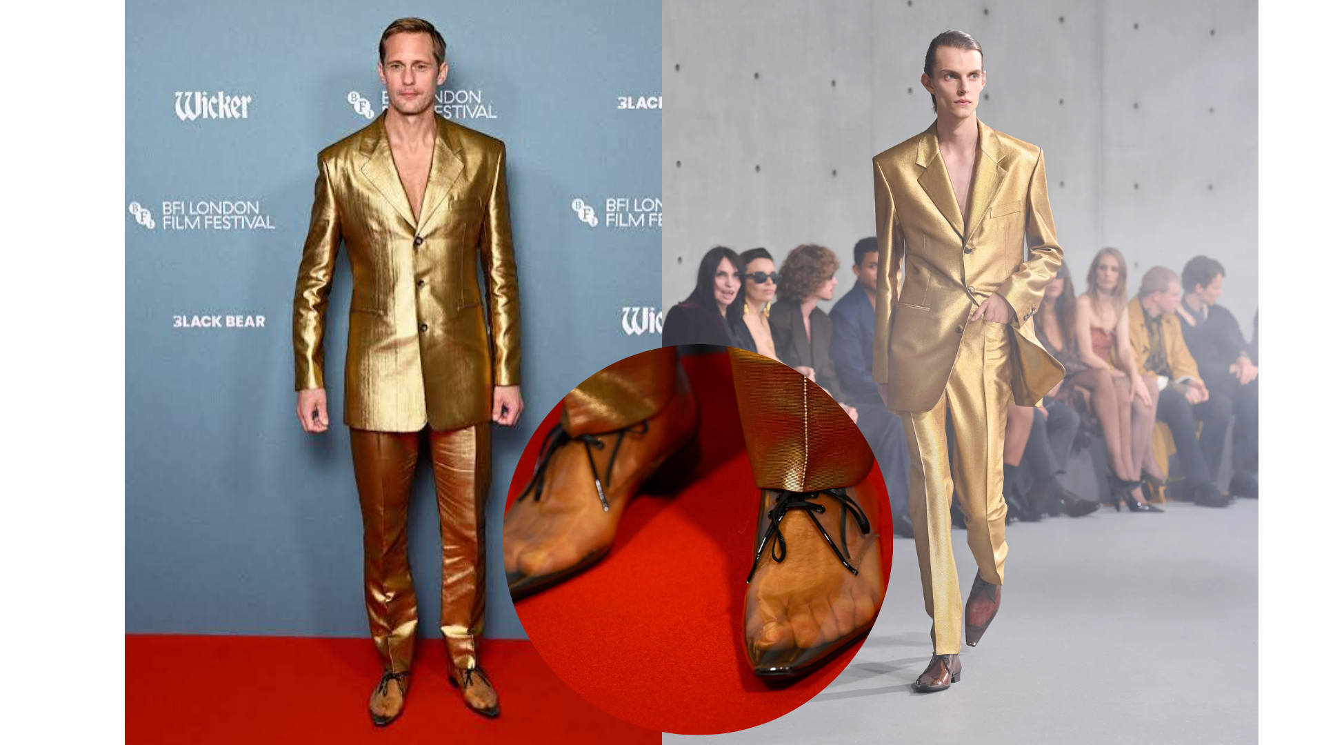 SPOTTED: Alexander Skarsgård in Saint Laurent SS27