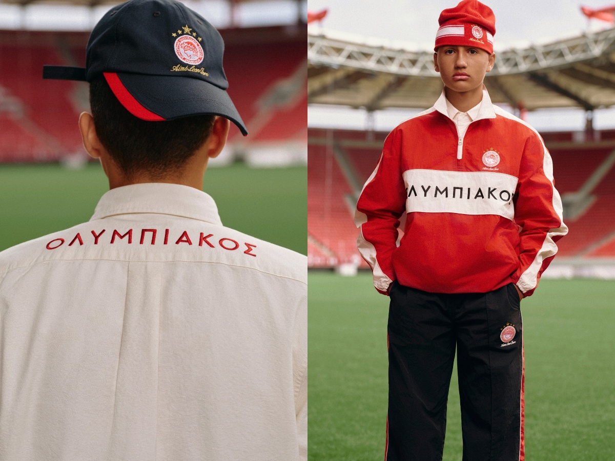 Aimé Leon Dore Drops Second Olympiacos FC Collection